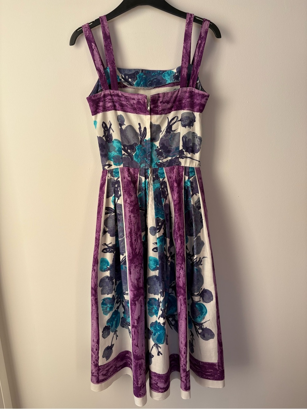 Vintage 1960s Floral Fit & Flare Dress 🌸 XS - Picture 6 of 12